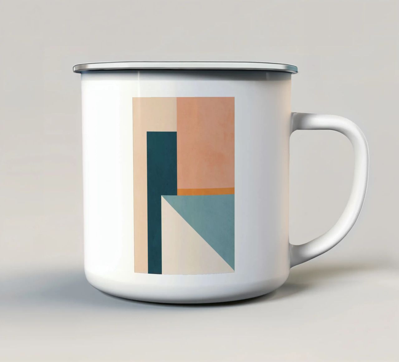 Astratto minimale 17a tazza in smalto da Gaite