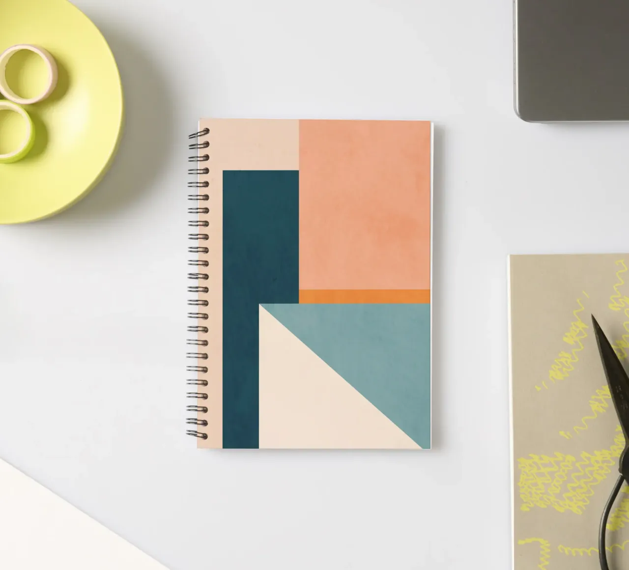 Minimal Abstract 17a spiral notebook by Gaite