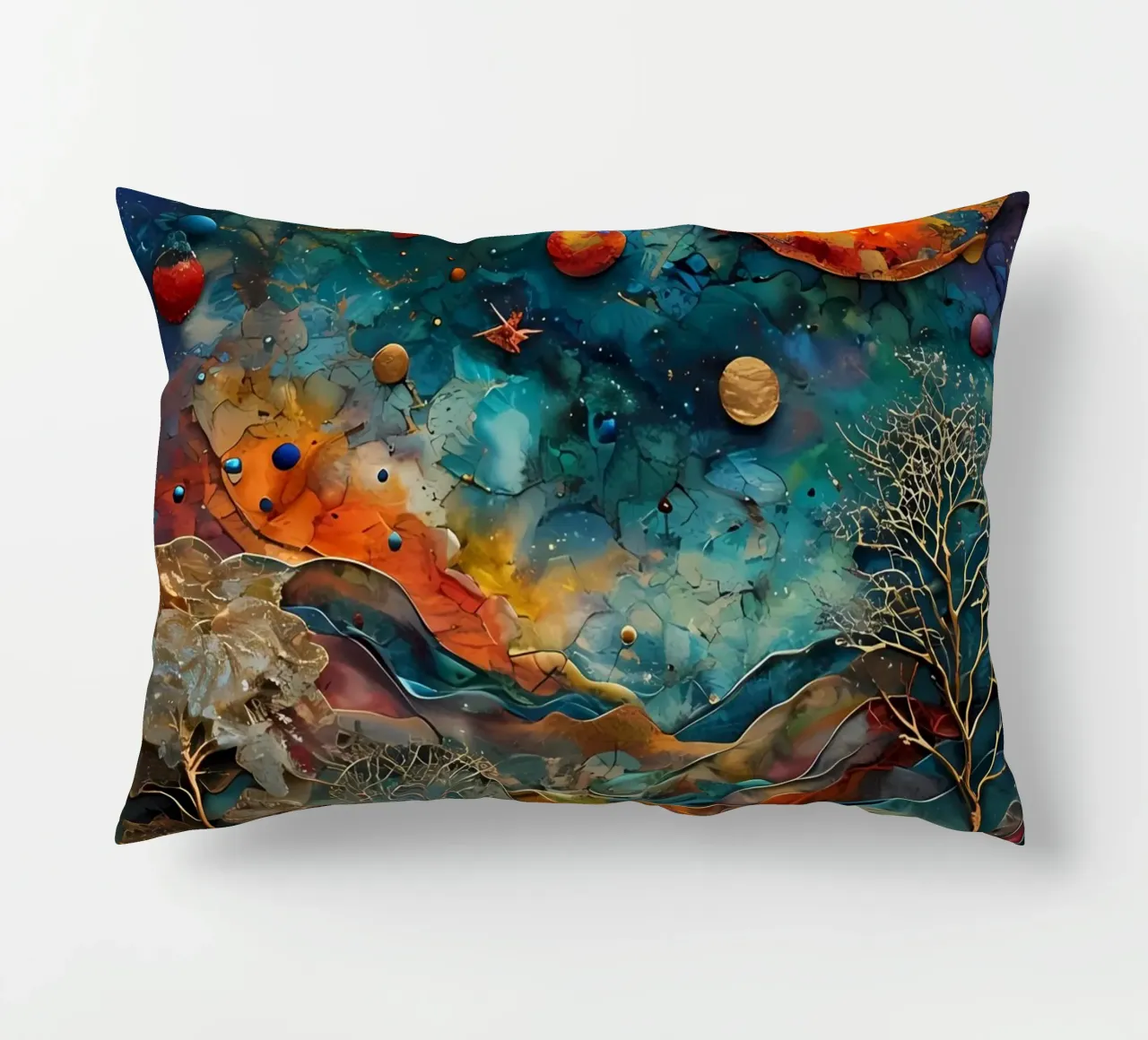 Paesaggio onirico celeste cuscino da Artistic-shop
