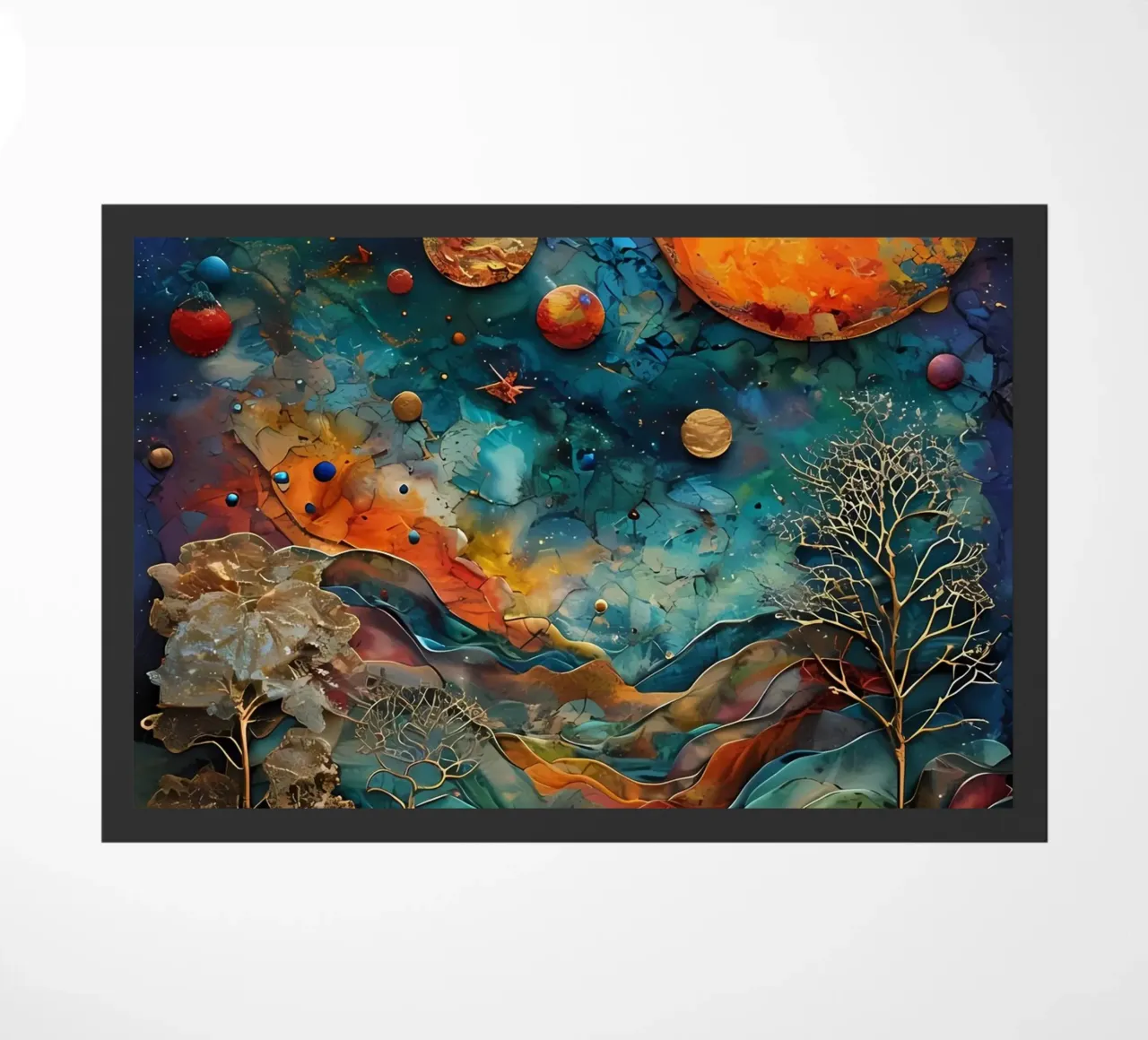 Celestial Dreamscape doormat by Artistic-shop