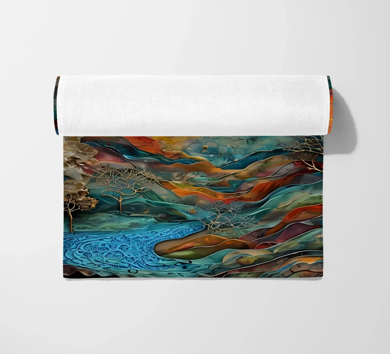 Paesaggio onirico celeste telo mare da Artistic-shop