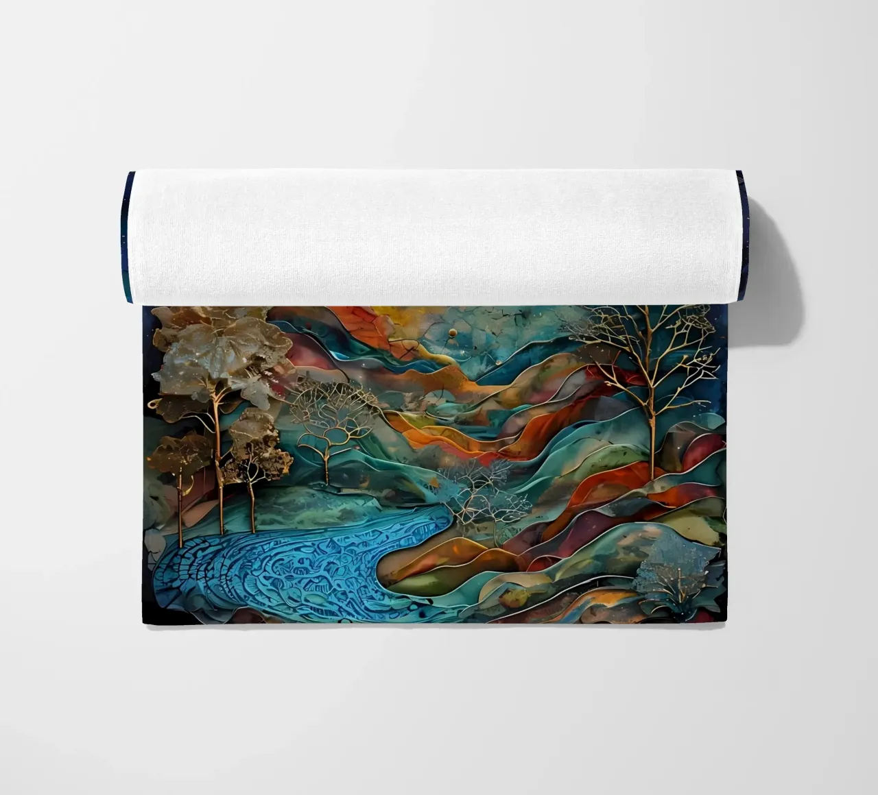 Paesaggio onirico celeste telo mare da Artistic-shop