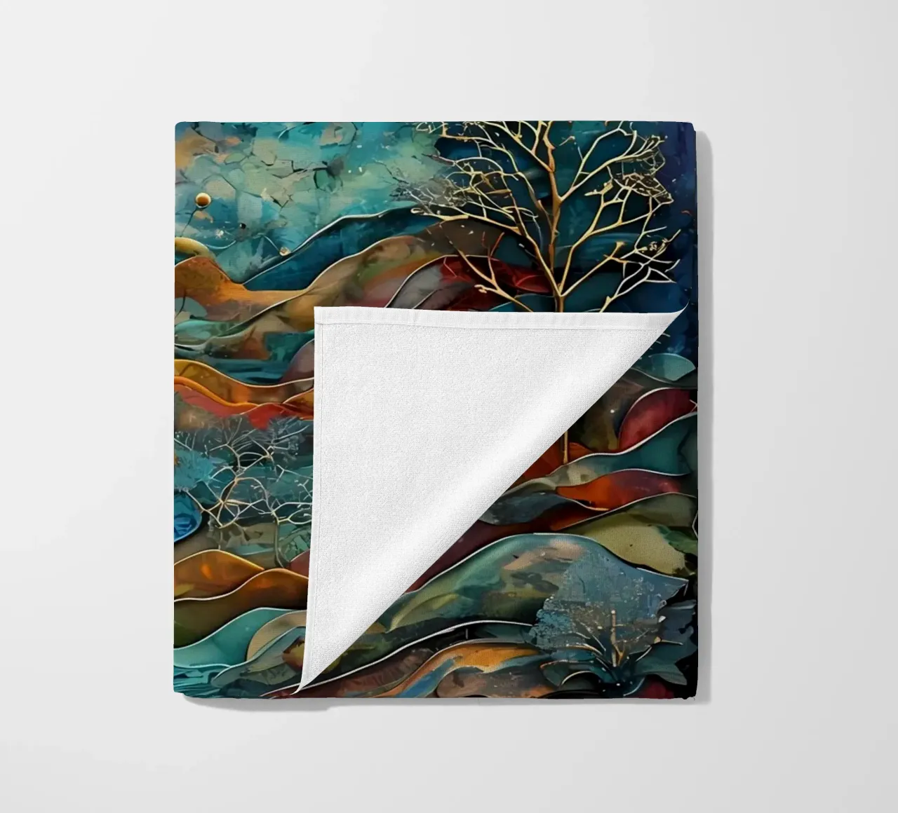 Paesaggio onirico celeste telo mare da Artistic-shop