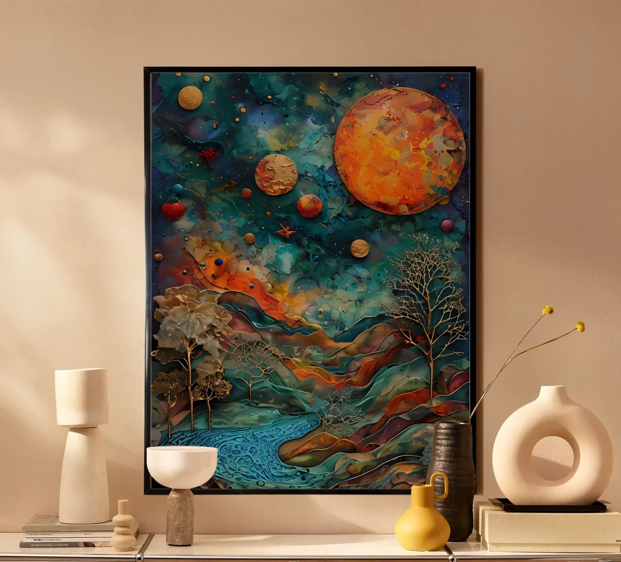Celestial Dreamscape poster by Artistic-shop