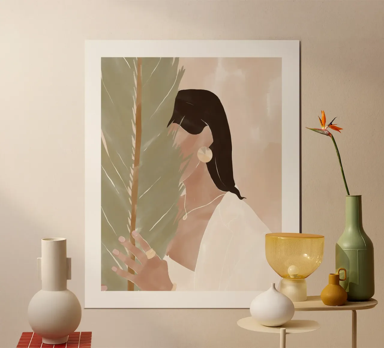 La ragazza delle piante carta hahnemühle da Ivy Green Illustrations