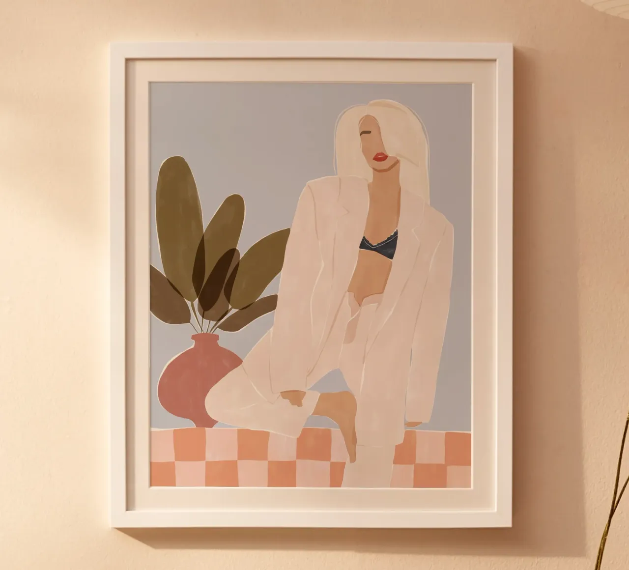Troppo pigro per fare yoga poster da Ivy Green Illustrations