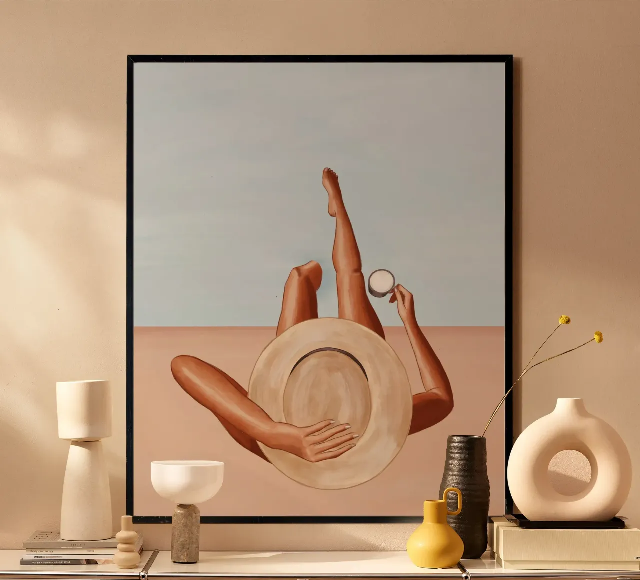 Ragazza a bordo piscina poster da Ivy Green Illustrations