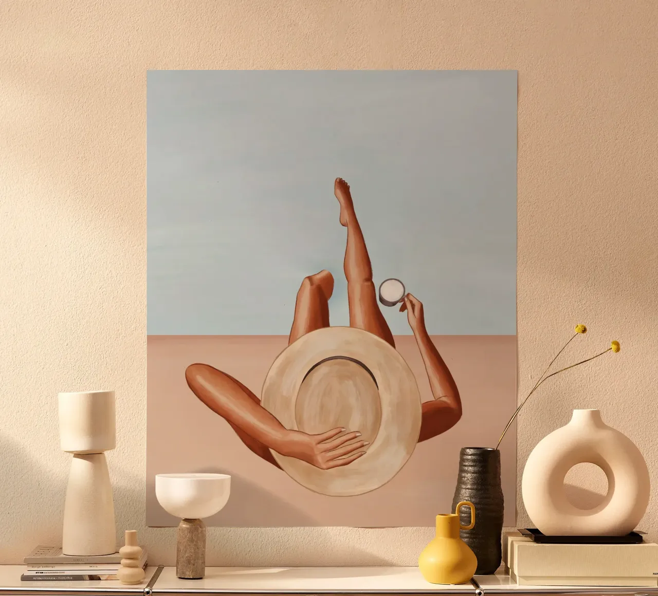 Ragazza a bordo piscina poster da Ivy Green Illustrations