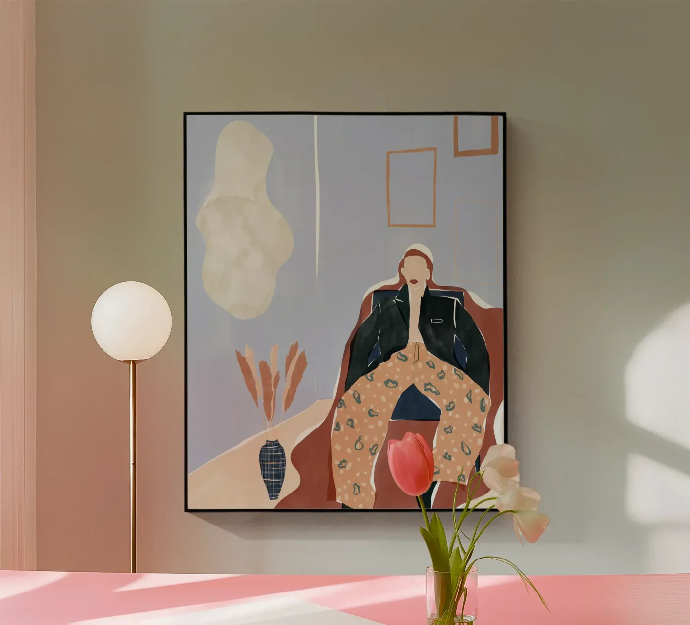 Lavanda sognante plexiglass da Ivy Green Illustrations