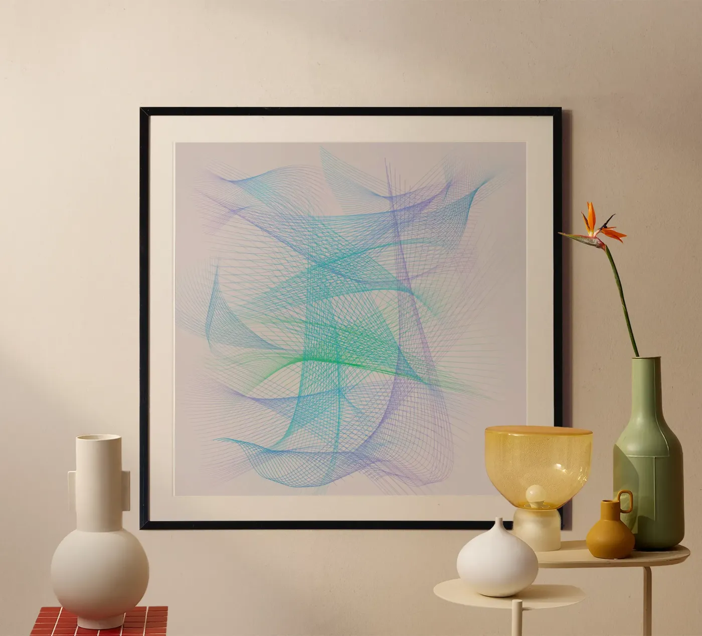 Colored Silk Threads poster by LaylaOzHome