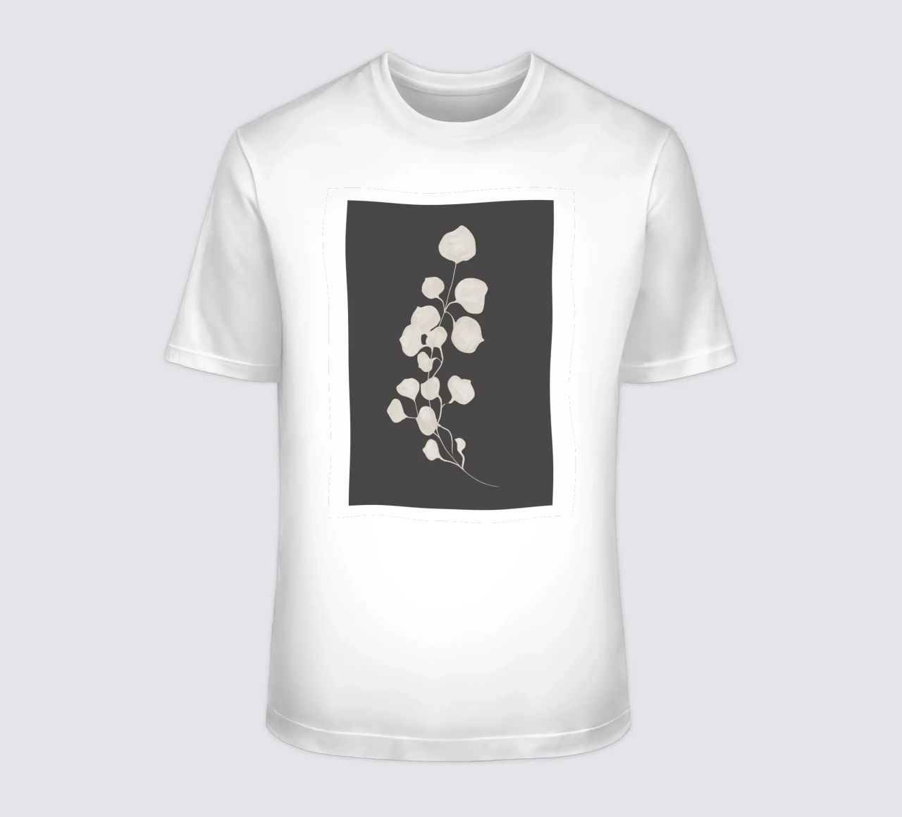 Elegante design minimalista del ramo t-shirt da Whole©