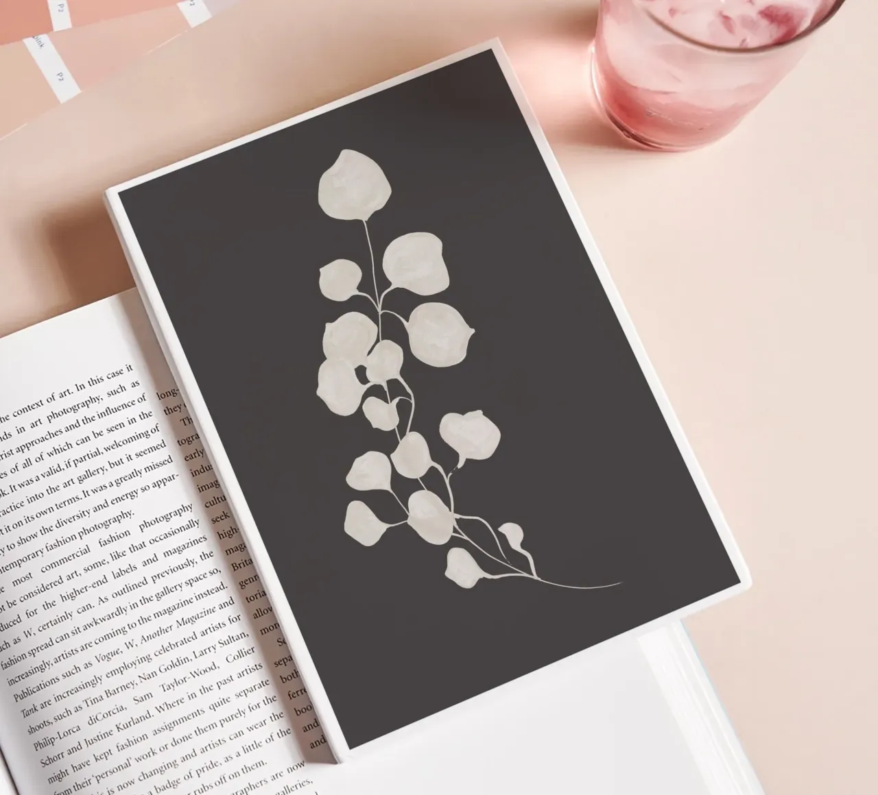 Elegantes Minimalistisches Zweig-Design Notizbuch von Whole©