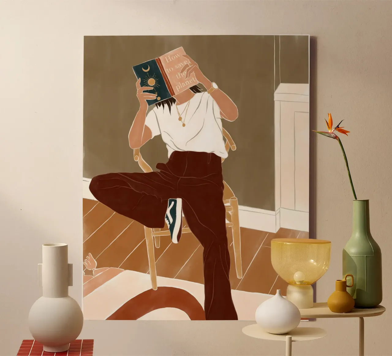How To Save the Planet canvas by Ivy Green Illustrations