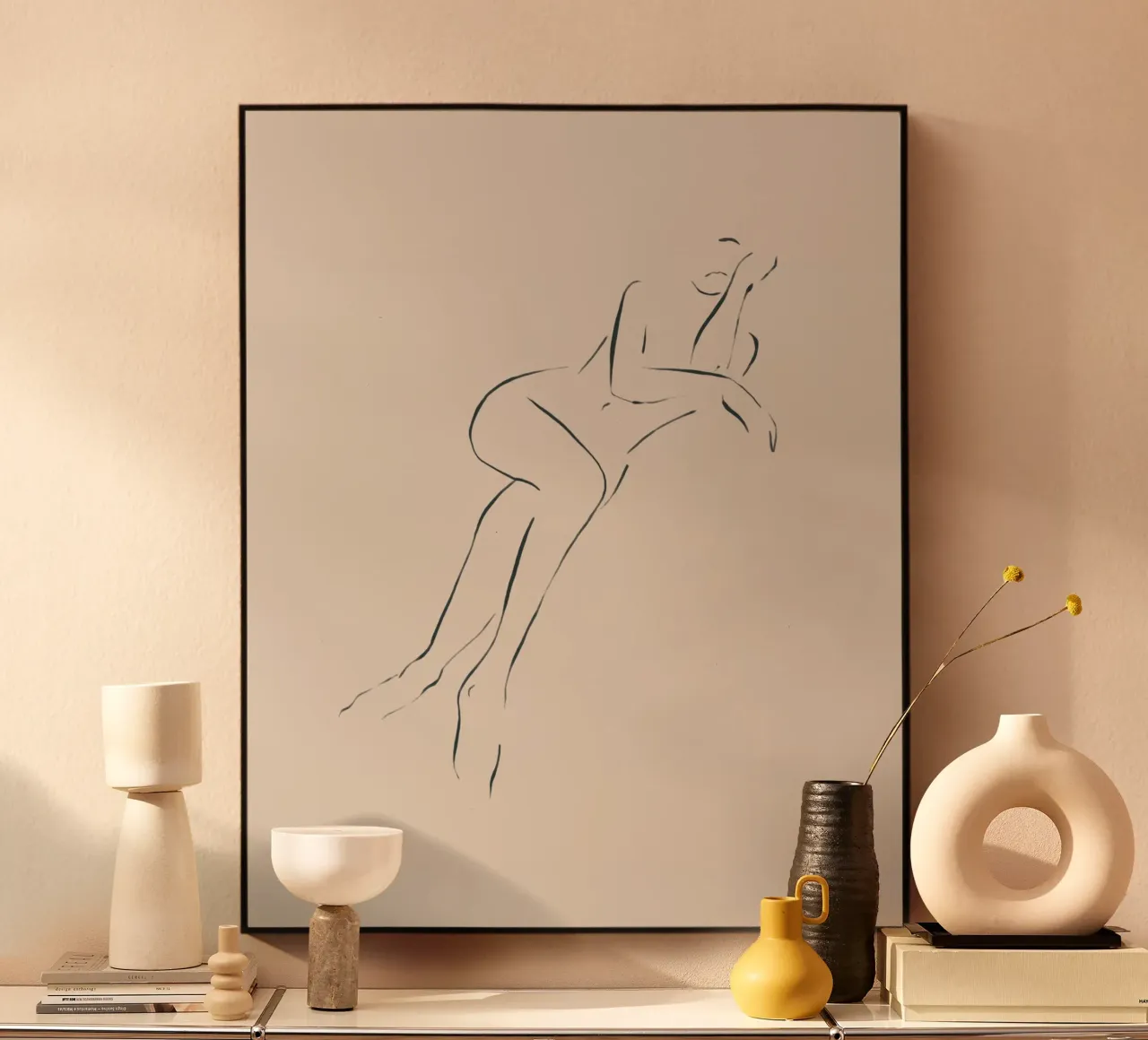 Posa disinvolta plexiglass da Ivy Green Illustrations