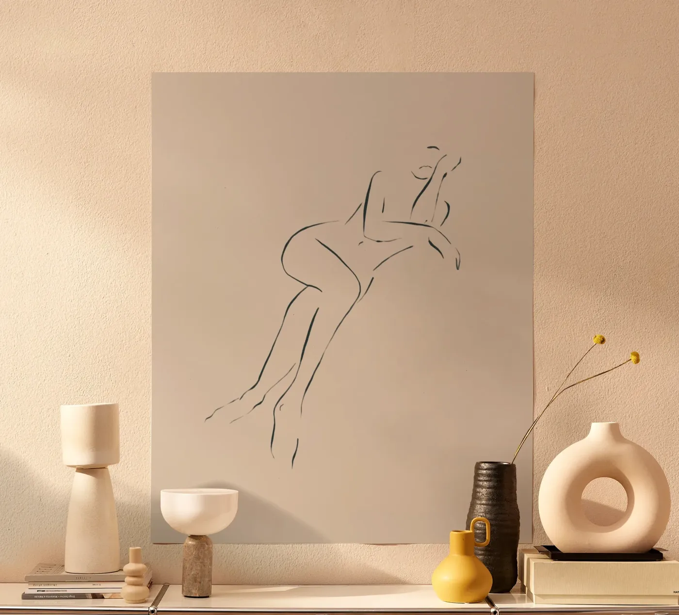 Pose décontractée poster de Ivy Green Illustrations