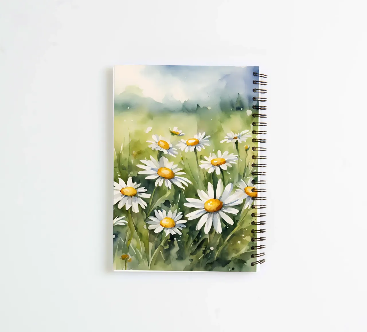 Margeritenwiese cuaderno de espiral de Ohkimiko