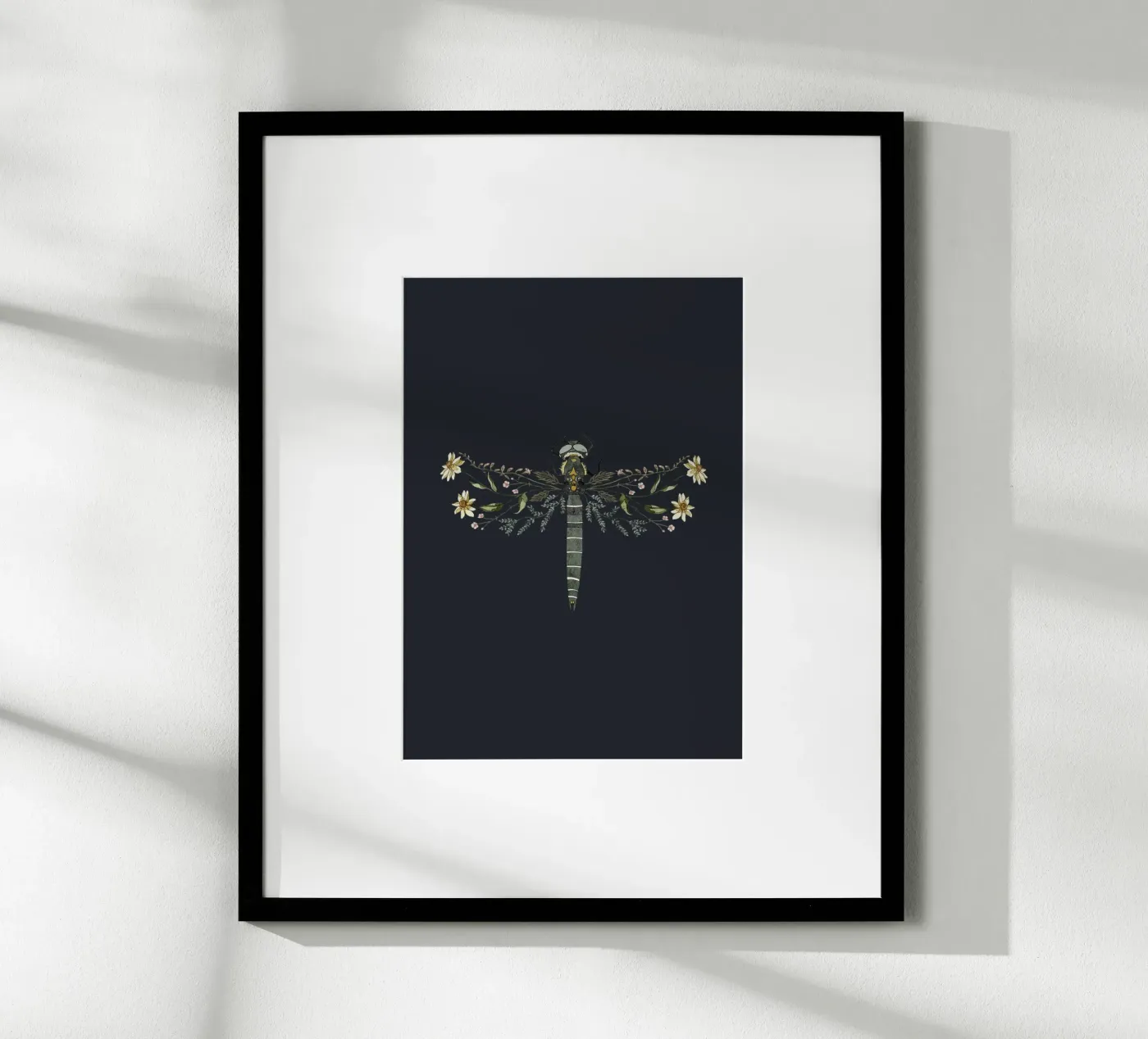 Dark dragonfly poster by zeitfuerkrimsundkrams