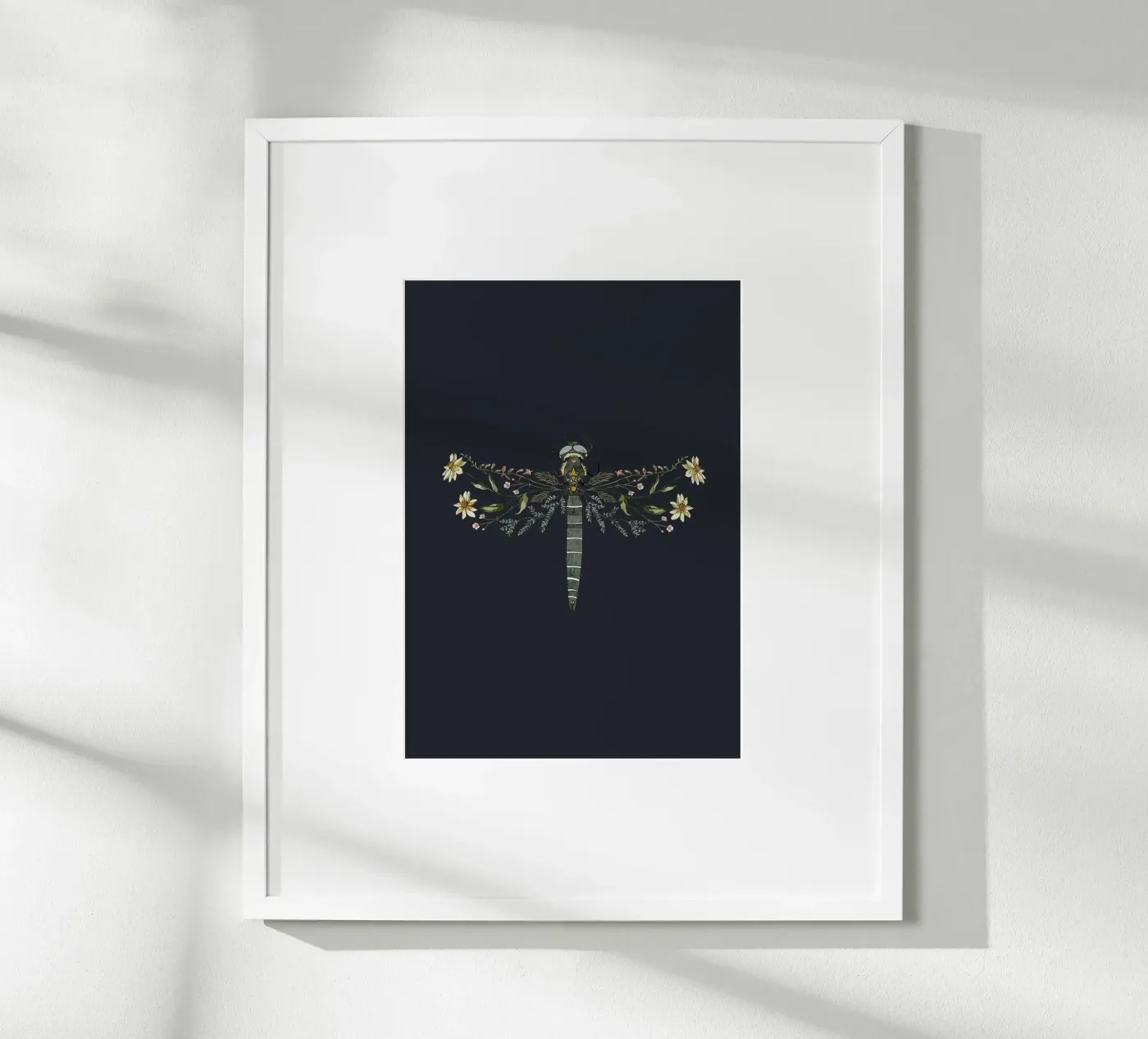 Dark dragonfly poster by zeitfuerkrimsundkrams