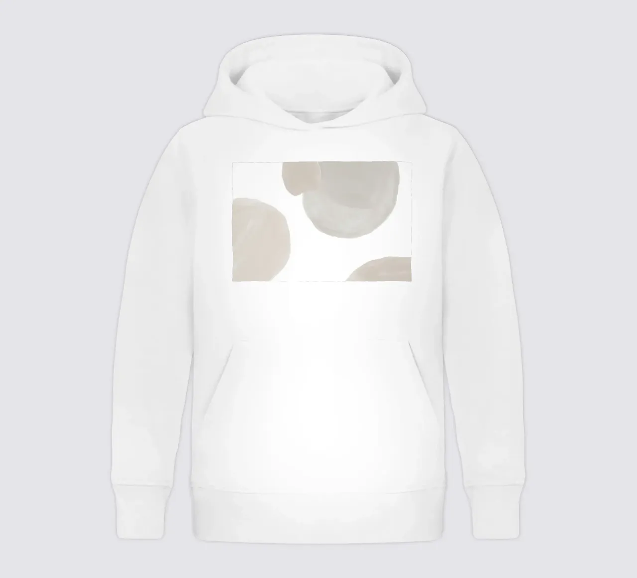 Abstract natural forms - Minimalist wall design kids hoodie by Whole©