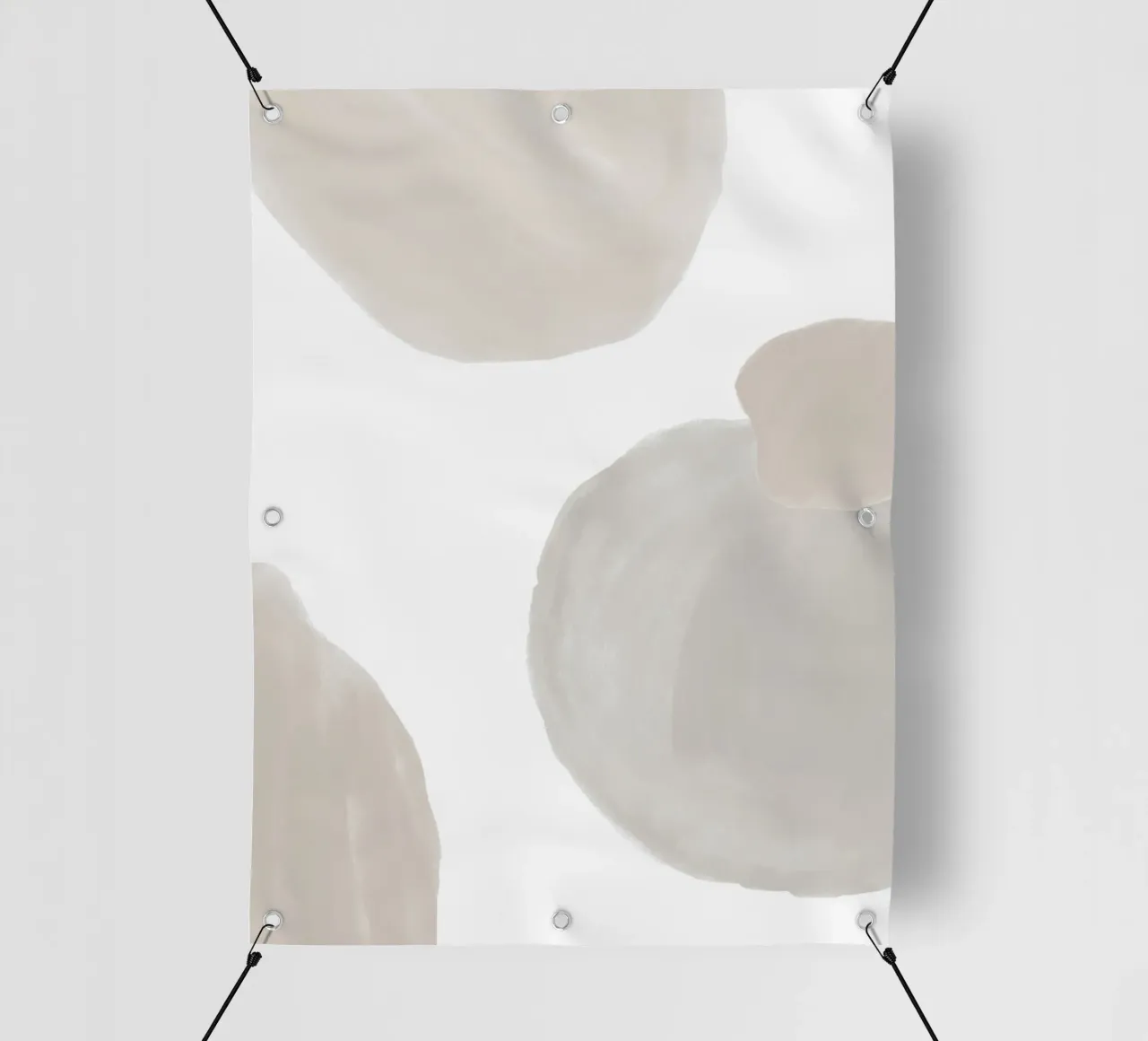 Forme naturali astratte - Design minimalista per pareti telo in pvc da Whole©