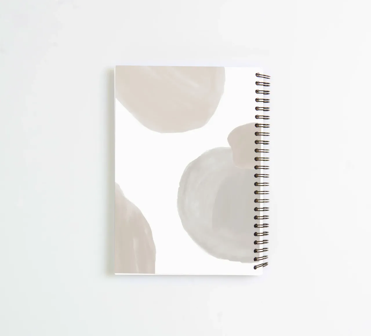 Abstract natural forms - Minimalist wall design spiral notebook by Whole©