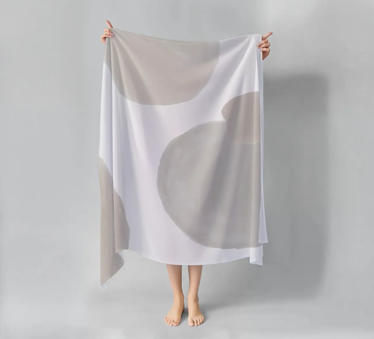 Forme naturali astratte - Design minimalista per pareti telo mare da Whole©