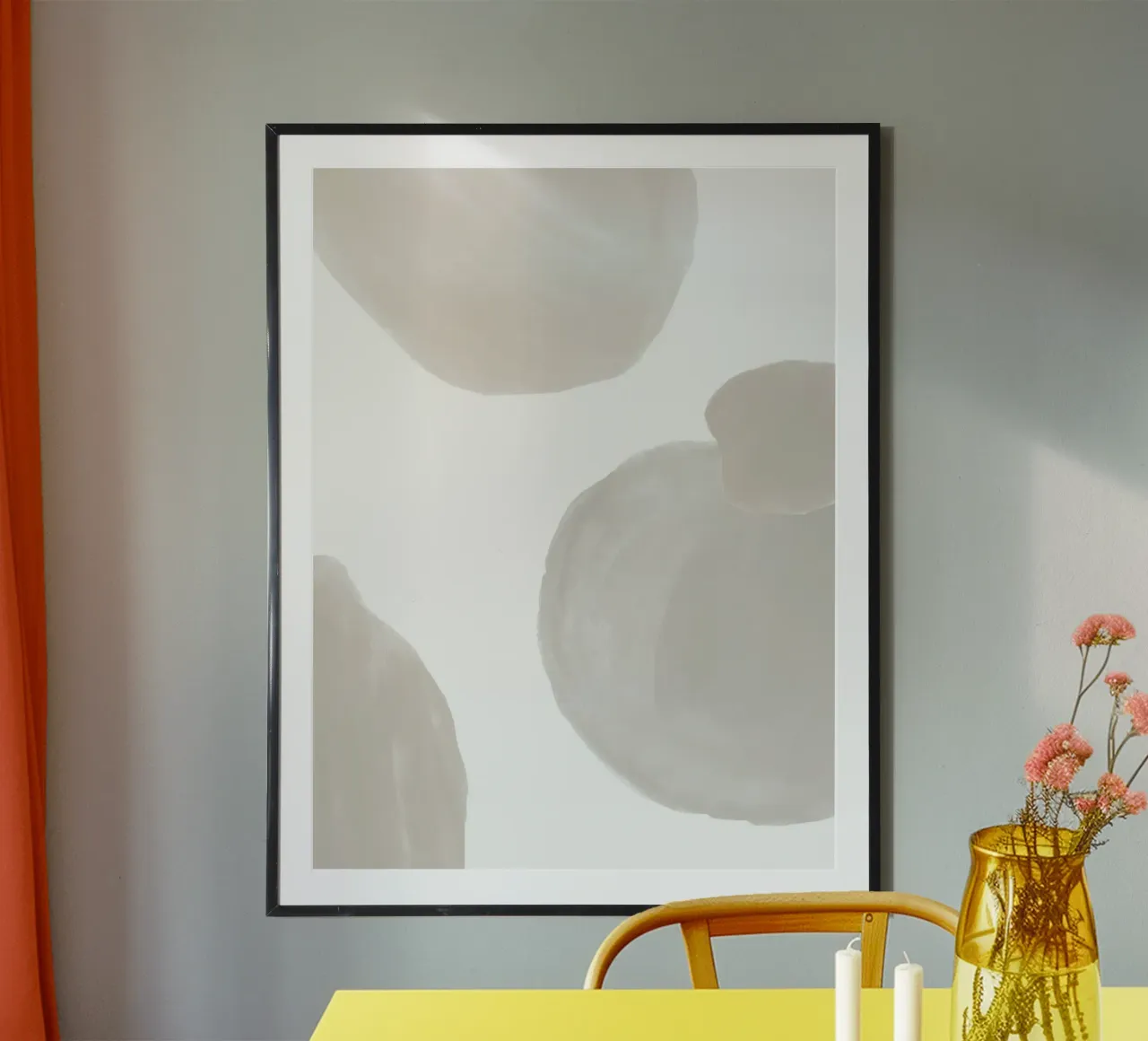 Abstract natural forms - Minimalist wall design hahnemühle by Whole©