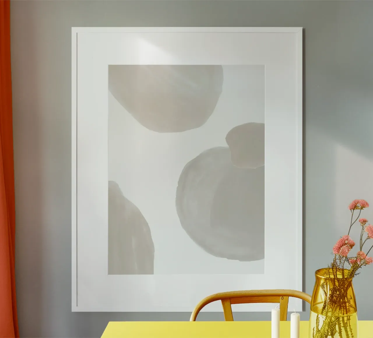 Abstract natural forms - Minimalist wall design hahnemühle by Whole©