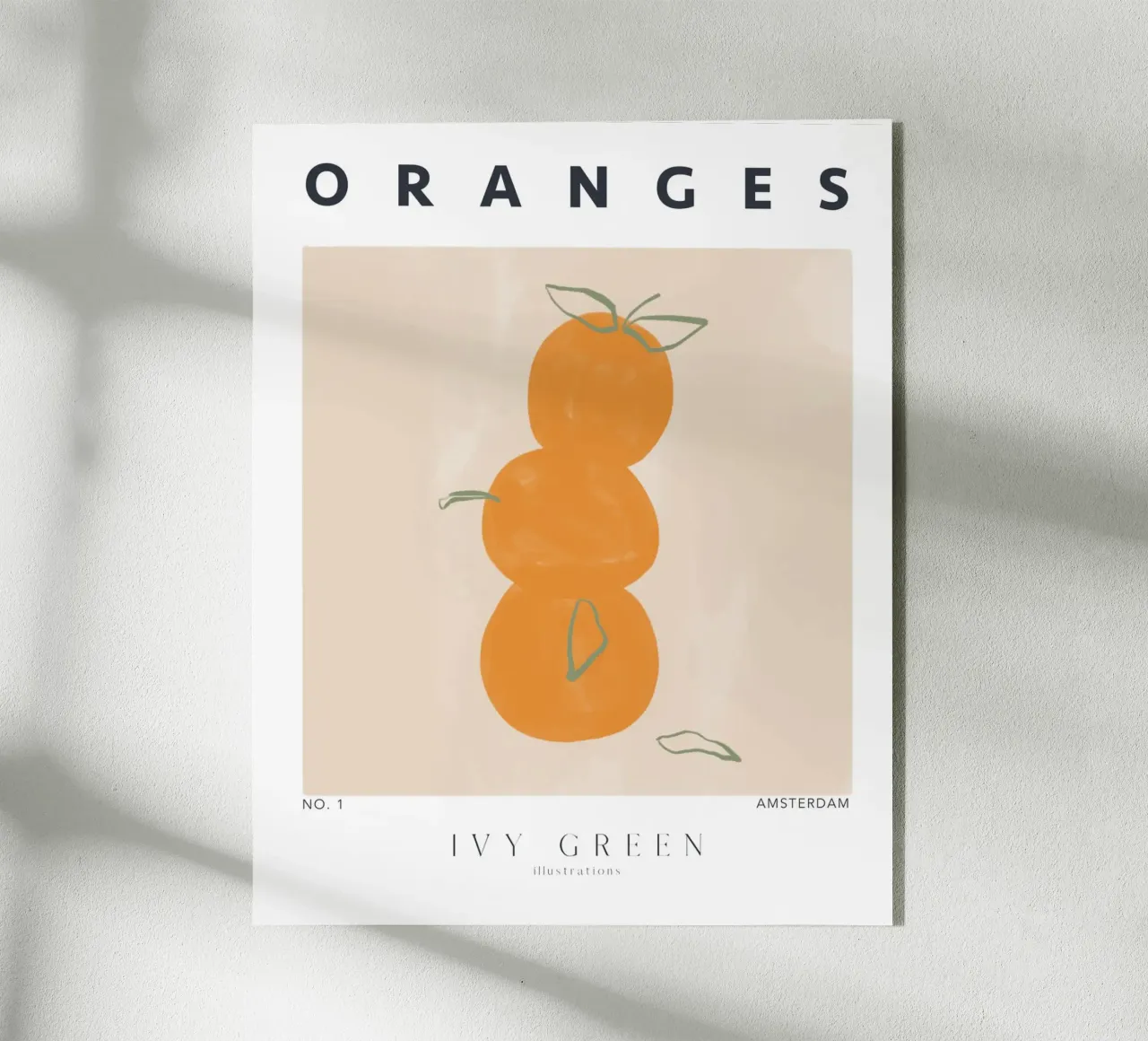 Arance plexiglass da Ivy Green Illustrations