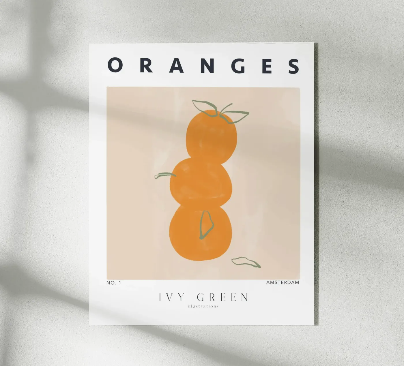 Arance plexiglass da Ivy Green Illustrations