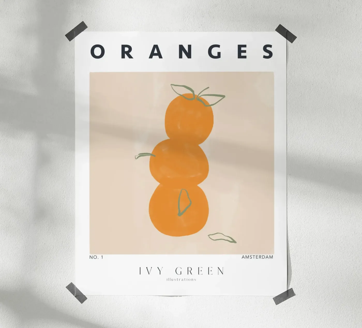 Arance poster da Ivy Green Illustrations