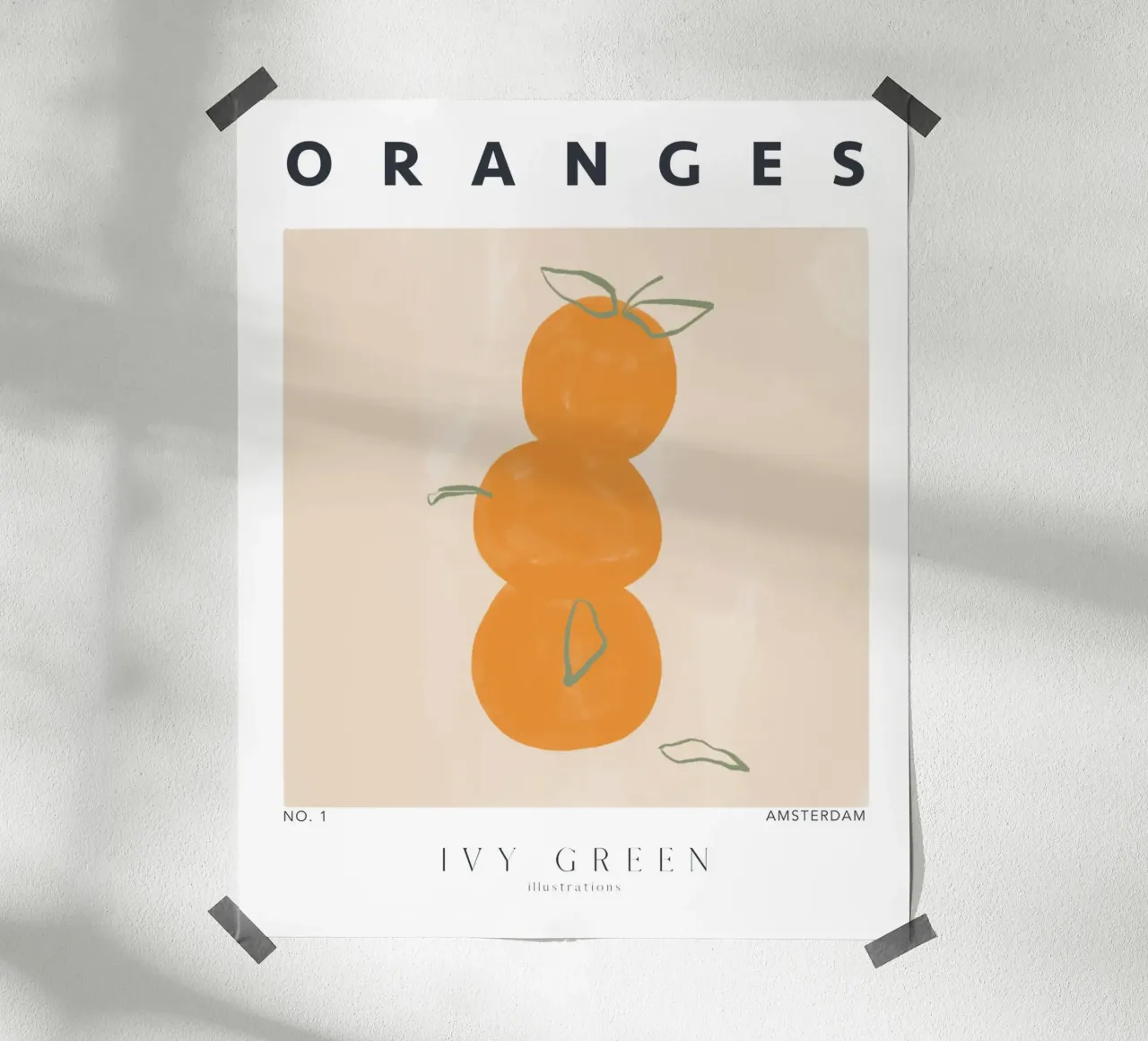 Arance poster da Ivy Green Illustrations
