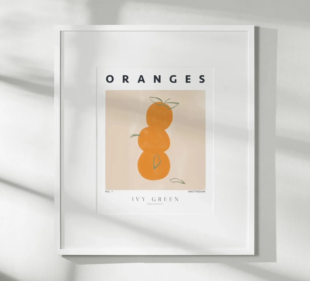 Arance poster da Ivy Green Illustrations