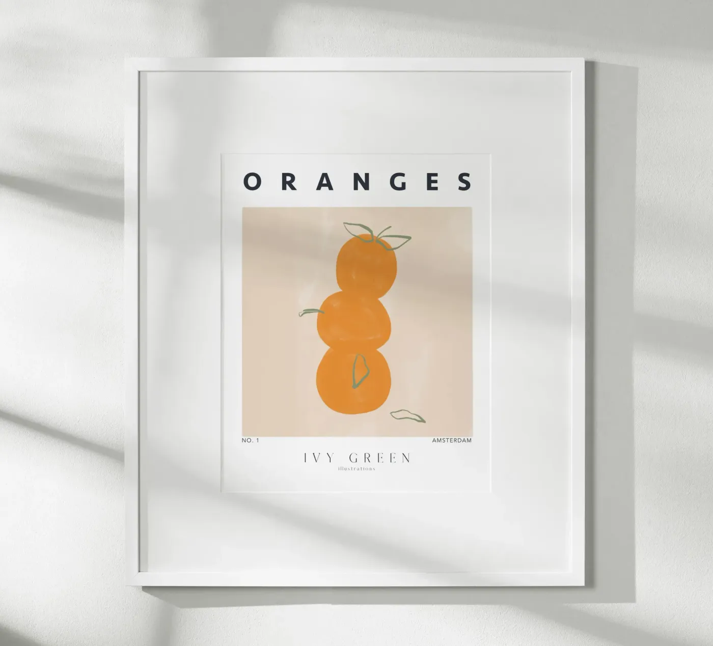 Arance poster da Ivy Green Illustrations