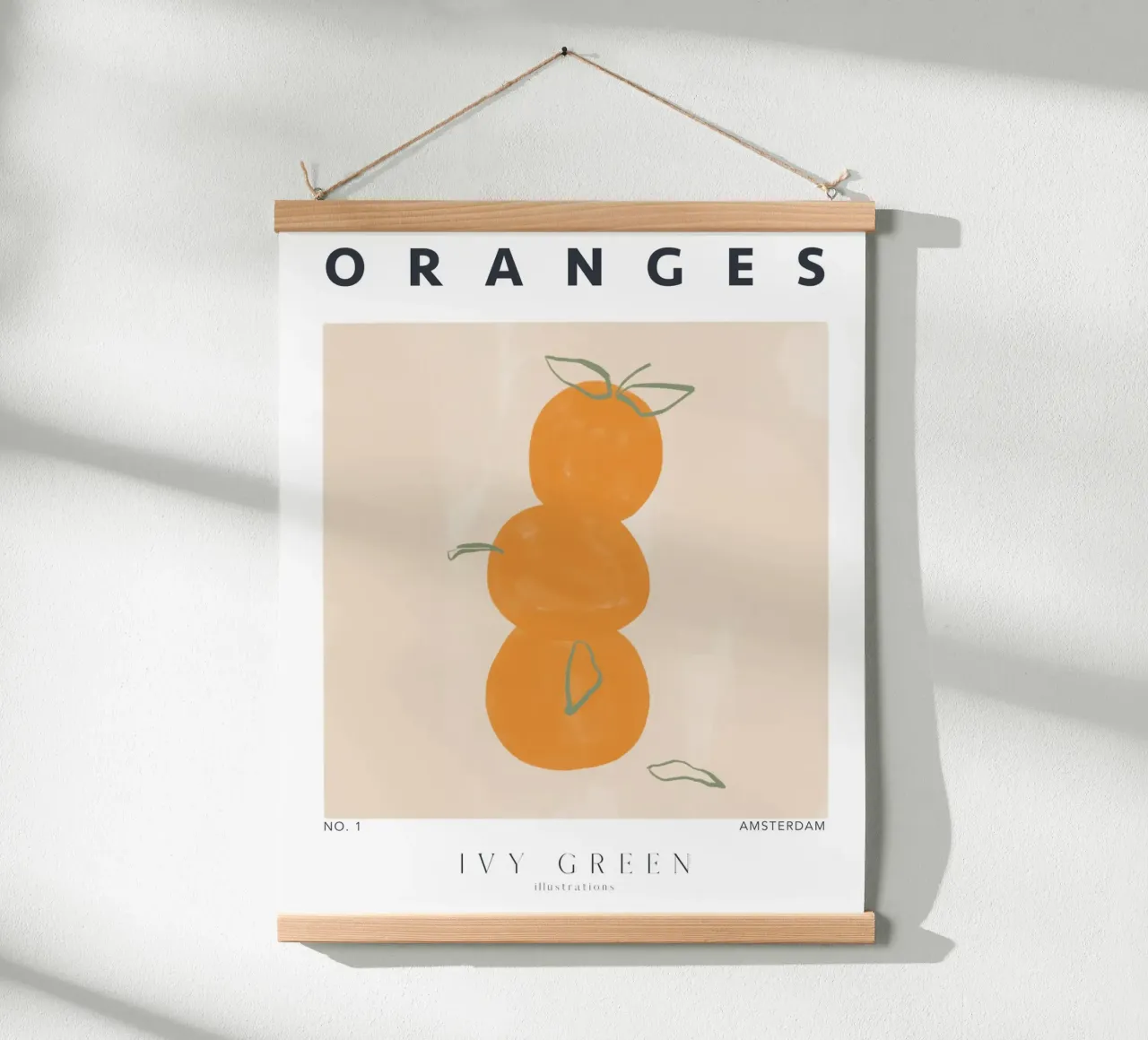 Arance poster da Ivy Green Illustrations