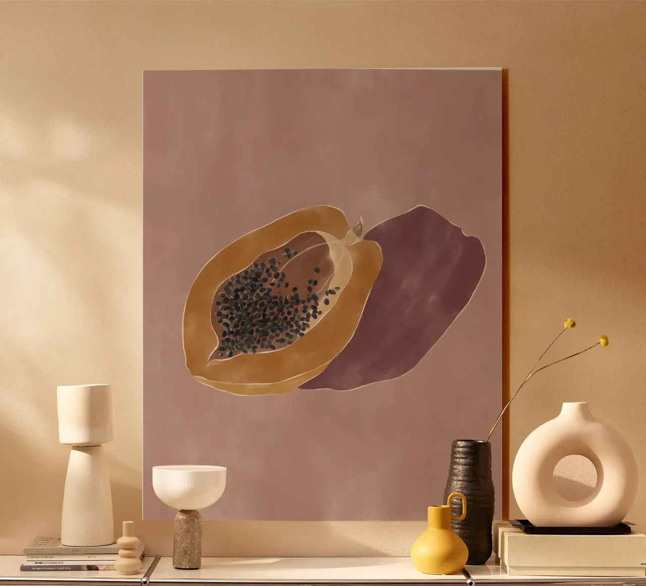 Papaya plexiglass da Ivy Green Illustrations