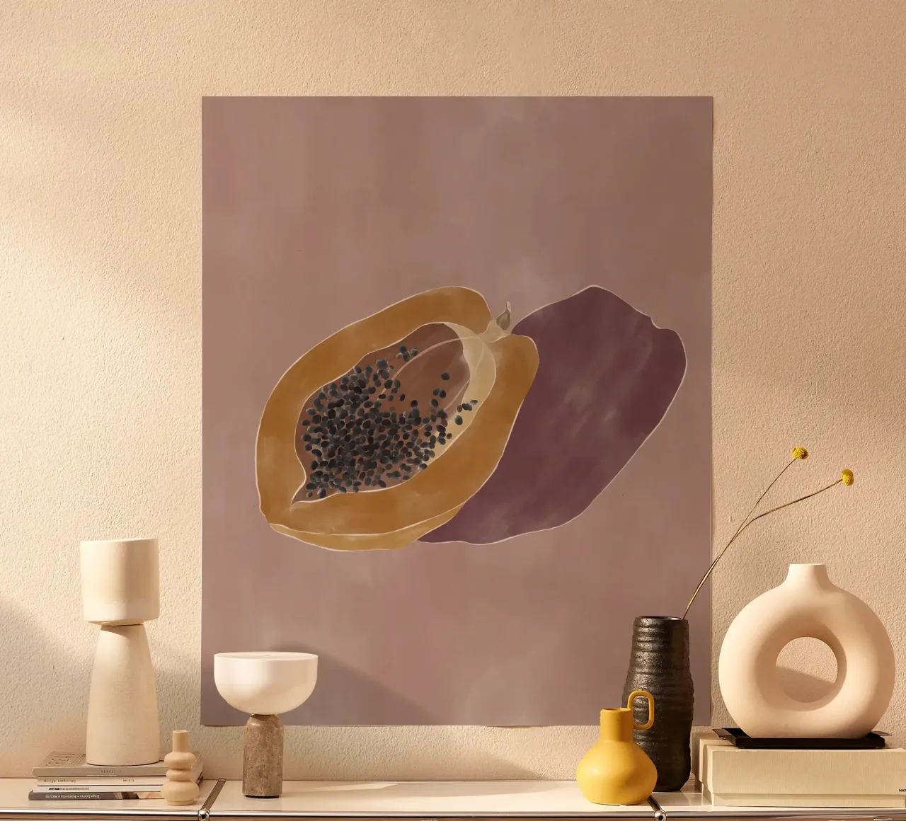 Papaya poster da Ivy Green Illustrations