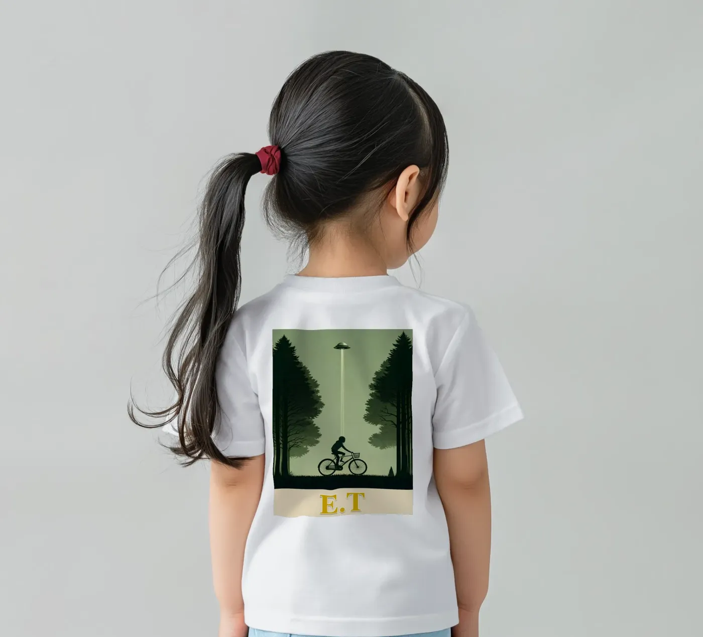 alieno t-shirt bambini da joexs