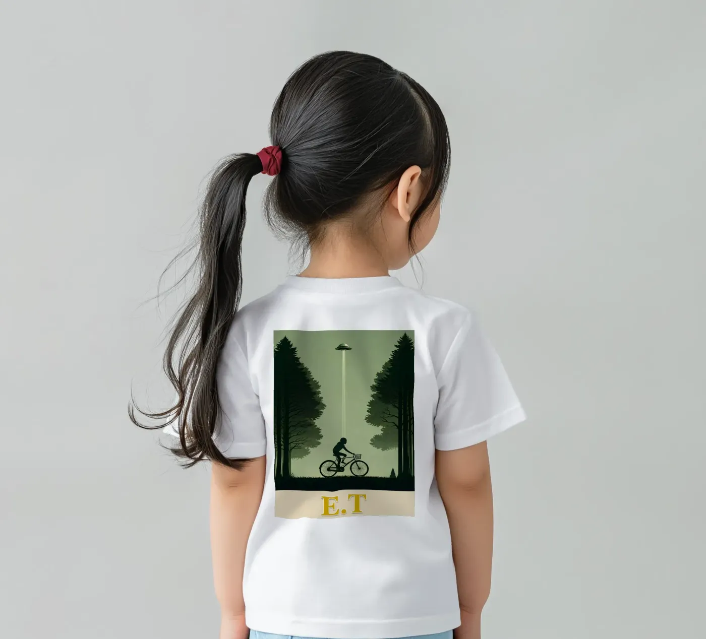 alieno t-shirt bambini da joexs