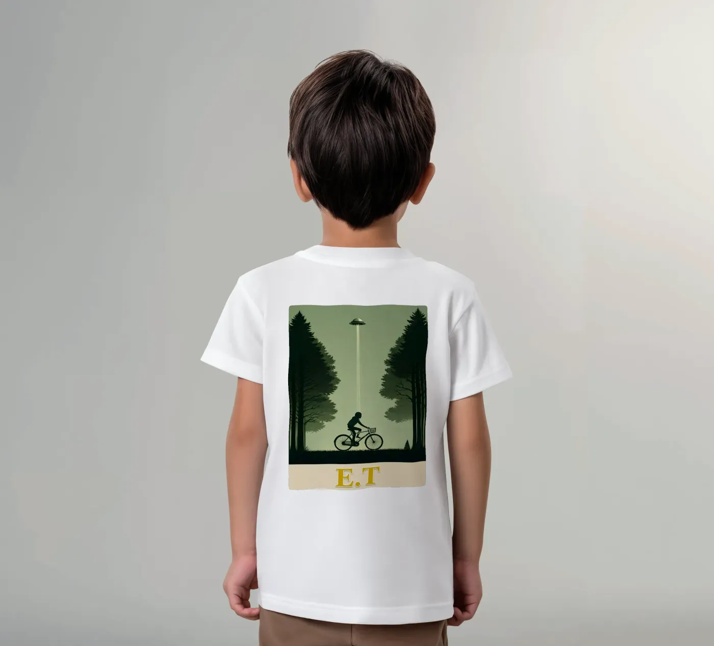 alieno t-shirt bambini da joexs