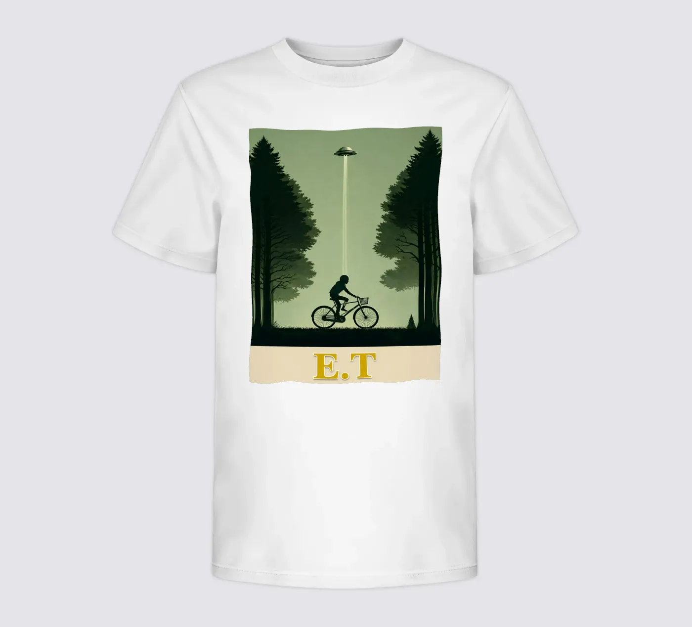 alieno t-shirt bambini da joexs