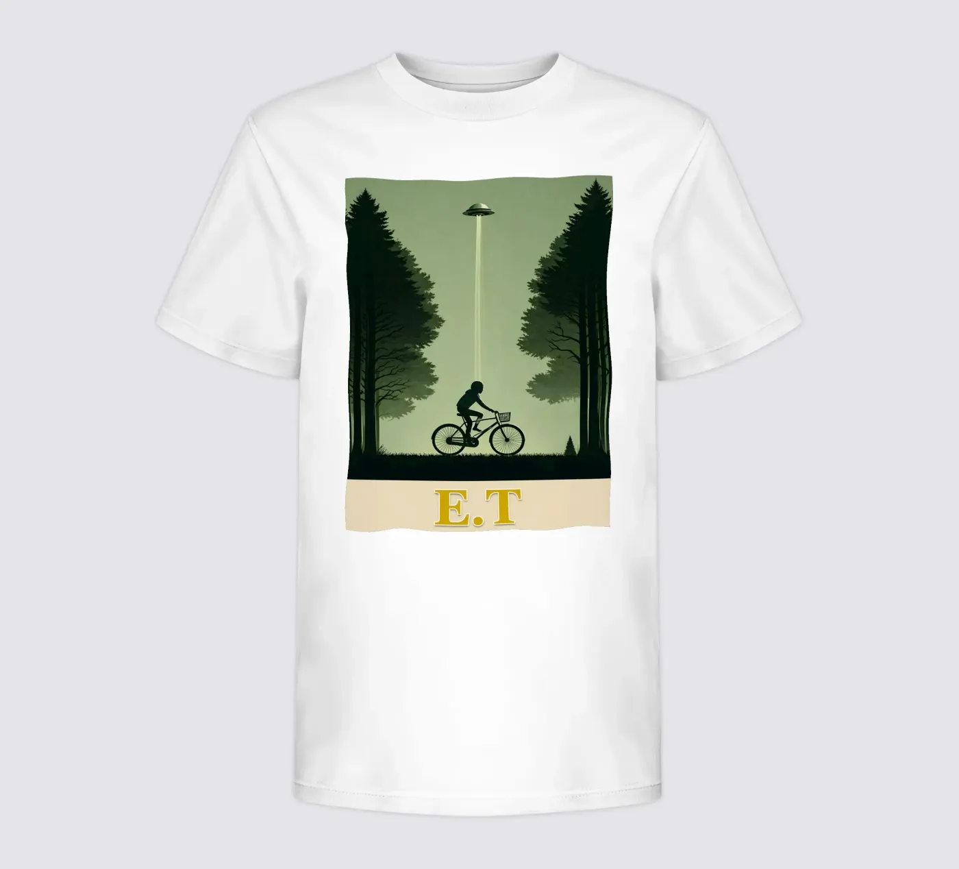 alieno t-shirt bambini da joexs