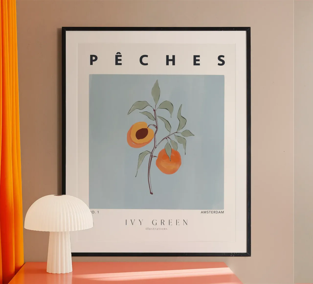 Pesche poster da Ivy Green Illustrations