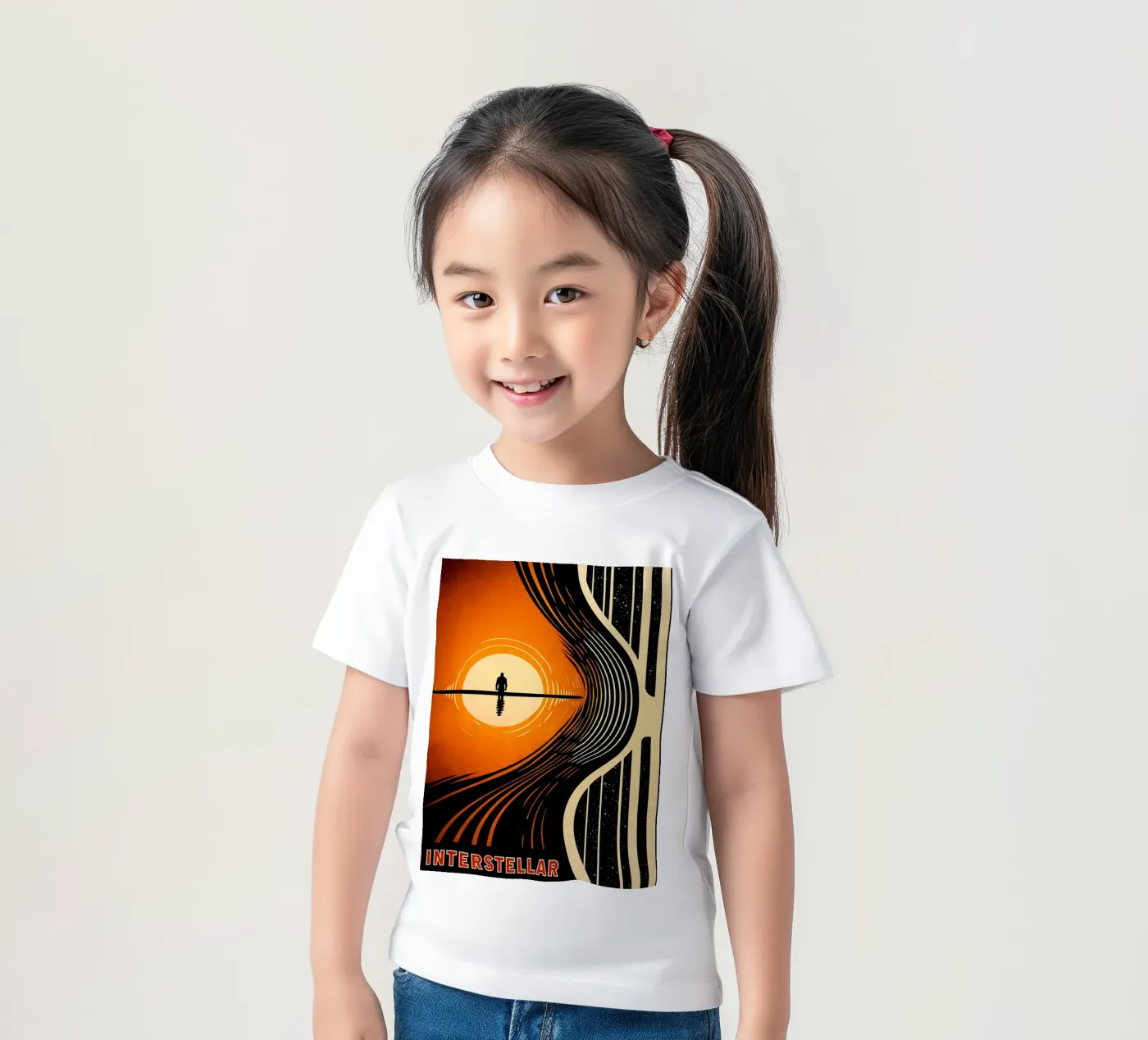interstellar vector kids t-shirt by joexs