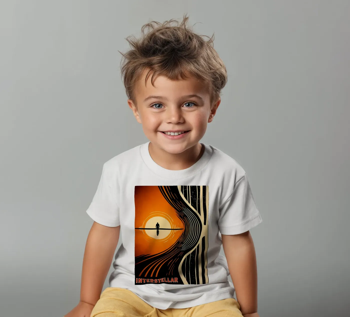 interstellar vector kids t-shirt by joexs