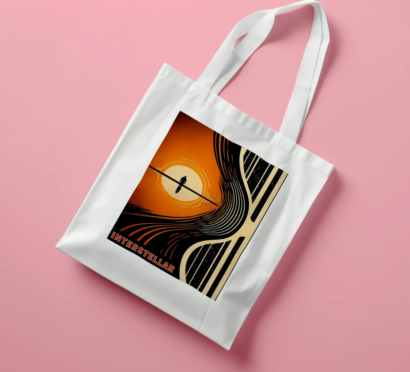 interstellar vector tote bag by joexs