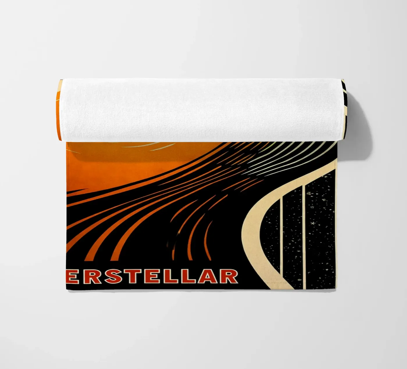 interstellar vector beach towel by joexs