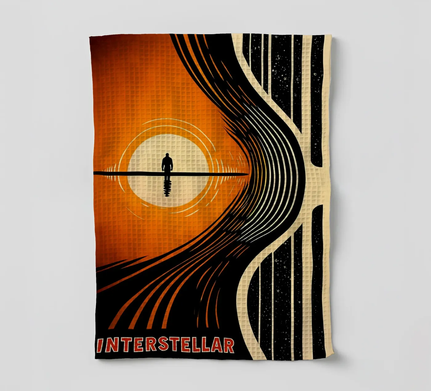 interstellar vector tea towel by joexs