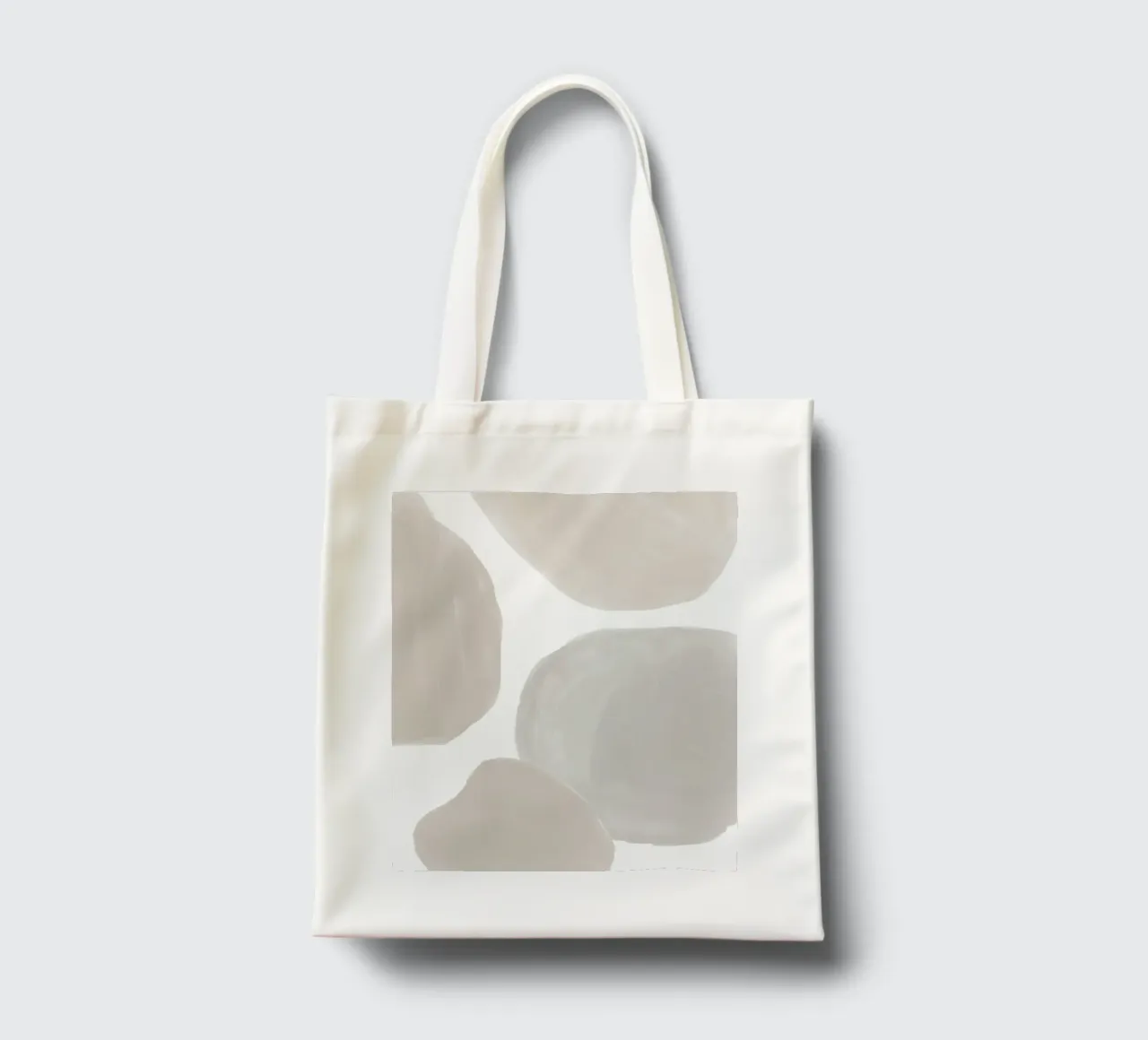 Abstract soft shapes - Modern wall art tote bag by Whole©