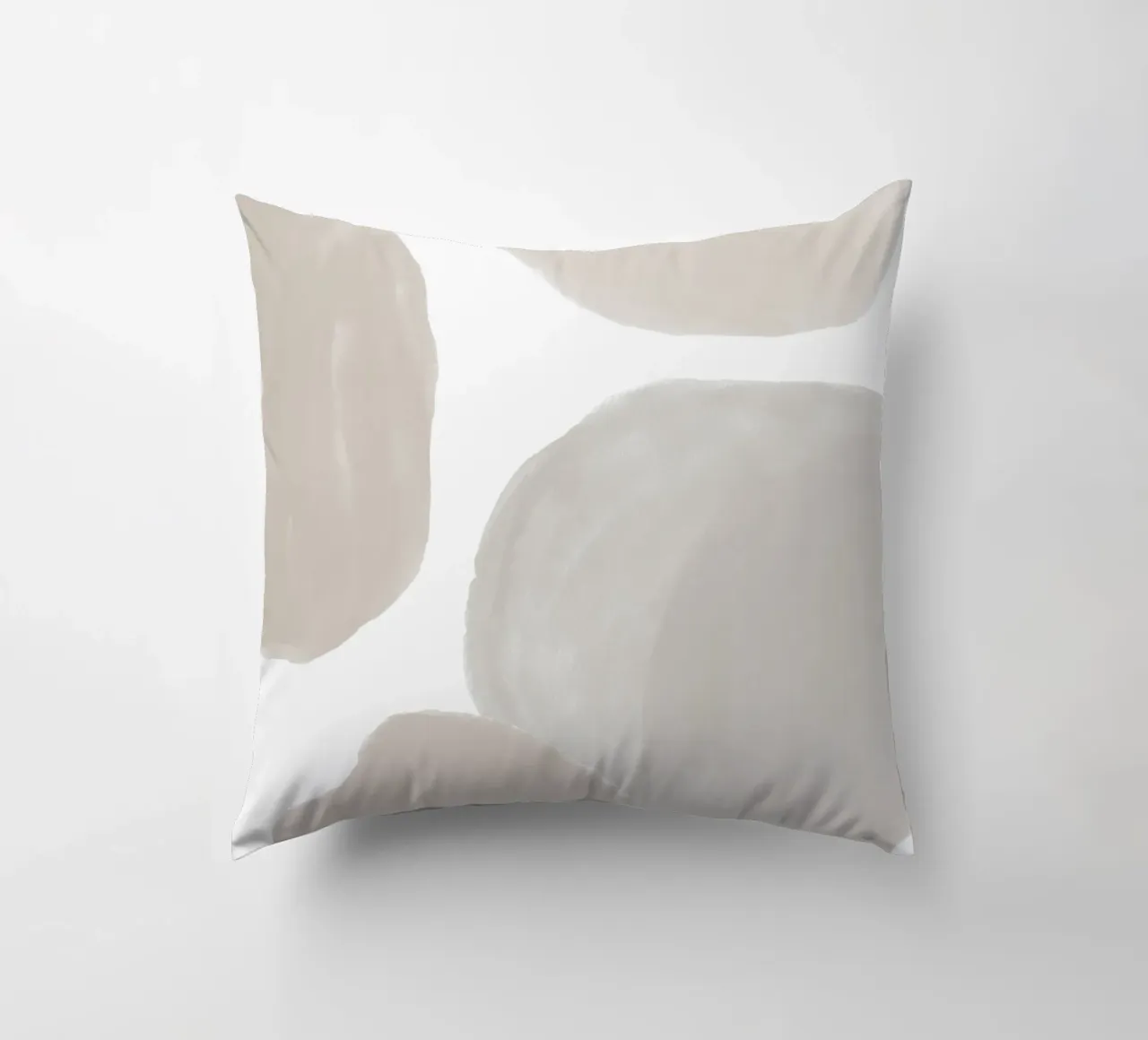 Abstract soft shapes - Modern wall art decorative cushion by Whole©